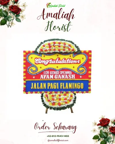 Bunga Papan Congratulation di Kidangbang